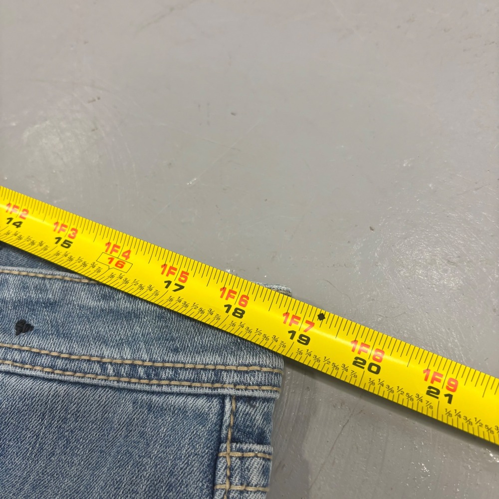 Rock and Roll Denim Pistol Straight Jeans Mens 36x36 Medium Wash Blue - Picture 4 of 7